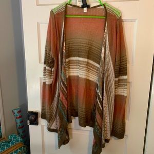 NWT Lane Bryant Knit Stripped Cardigan 18/20